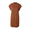 Dámské šaty URBAN CLASSICS TB2598 CINNAMON BROWN
