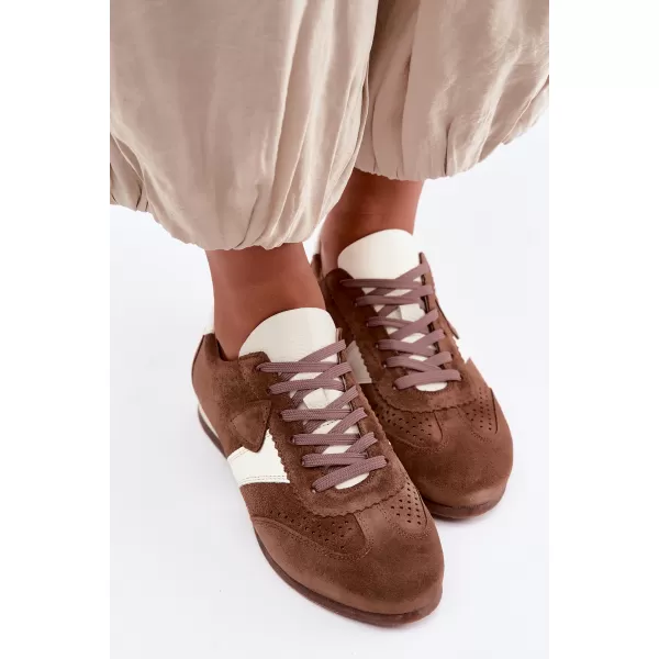  Dámské tenisky ZAZOO N1412/772/1098 MOCHA 