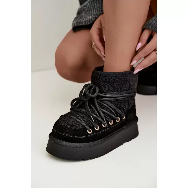  Dámské sněhule D&A GR62-6021 BLACK 