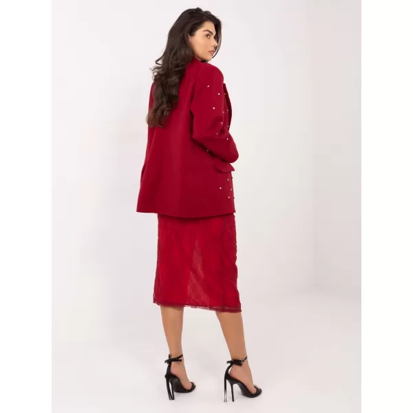 Dámské sako ITALY MODA IT-MA-18365.97 BURGUNDY 