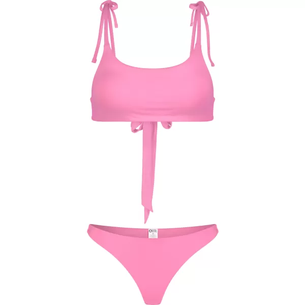  Dámské bikiny - spodní díl NORDBLANC GLITZ NBSSS8240 RŮŽOVÁ 