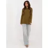 Dámský svetr WOOL FASHION ITALIA AT-SW-2343.88 OLIVE