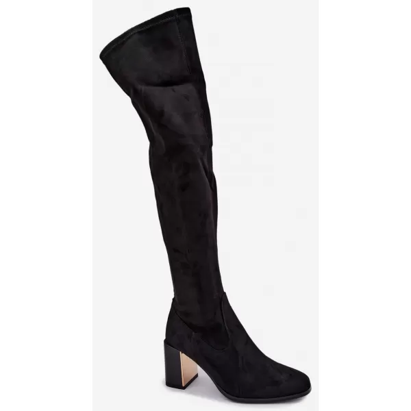  Dámské kozačky BOTO 1623 BLACK SUEDE 