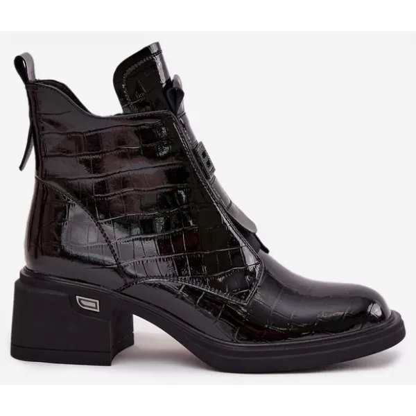  Dámské kotníkové boty BOTO 25BT04-9345 BLACK 