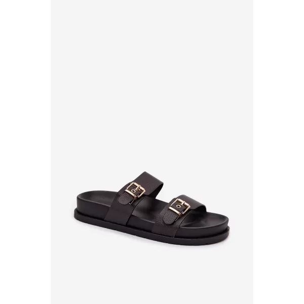  Dámské nazouváky BOTO LS-873-01 BLACK 