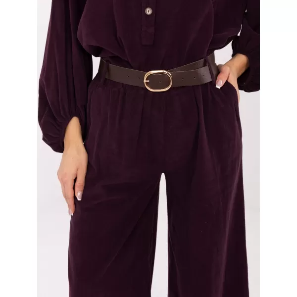  Dámské kalhoty ITALY MODA IT-SP-25782.73 DARK PURPLE 