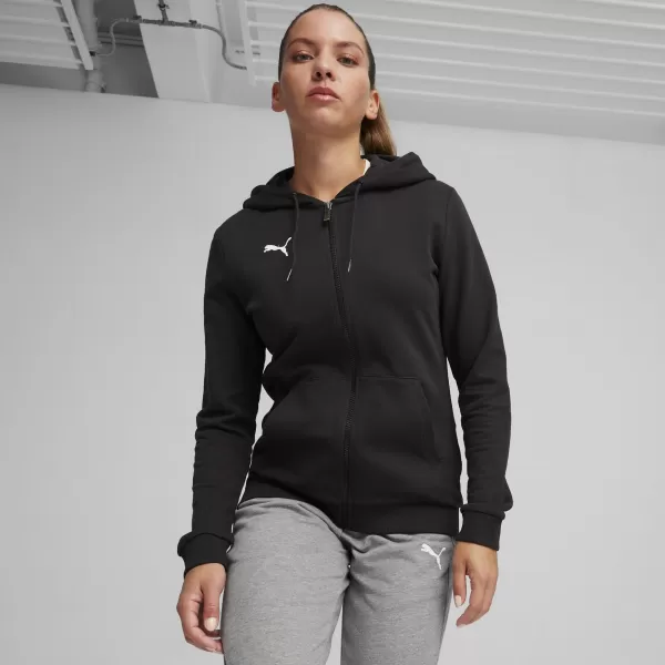  Dámská mikina PUMA TEAMGOAL CASUALS HOODED JACKET WMN 658597-03 PUMA BLACK/PUMA WHITE 