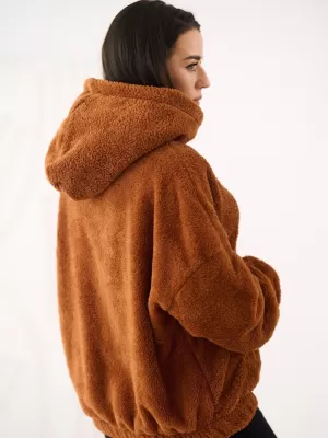 Dámská mikina FACTORY PRICE CS-BL-BT1029.97P LIGHT BROWN
