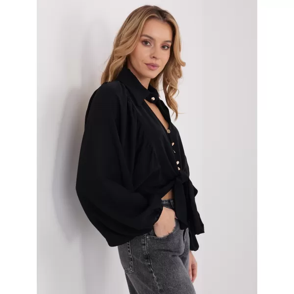  Dámská halenka ITALY MODA MI-BZ-3304.12 NOIRE 