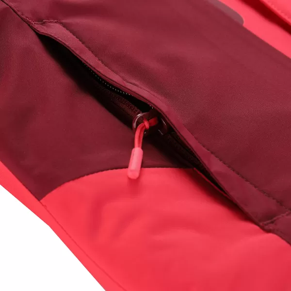  Dětská lyžařská bunda ALPINE PRO DEARO 3 RASPBERRY 