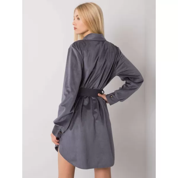  Dámské šaty ITALY MODA DHJ-SK-10333.12P GRAPHITE 