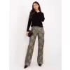 Dámské kalhoty LAKERTA LK-SP-509804.32 BLACK AND BEIGE