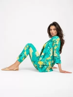 Dámská bunda ITALY MODA DHJ-MA-7684A-1.22X TURQUOISE