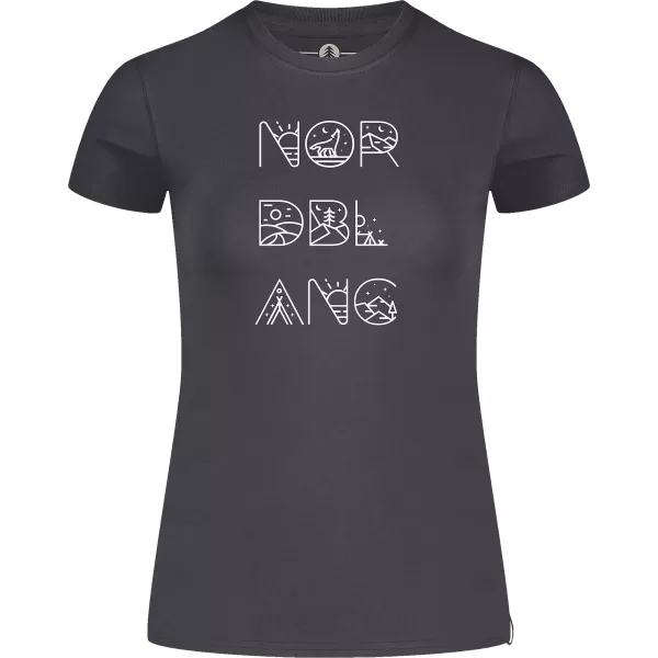  Dámské triko NORDBLANC RESCUE NBSLT8178 ŠEDÁ 