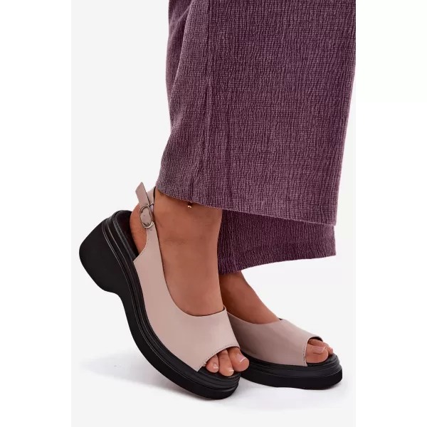  Dámské sandály VINCEZA 66936 BEIGE 