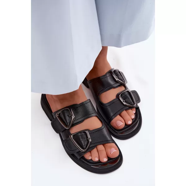  Dámské pantofle VINCEZA 62304 BLACK 