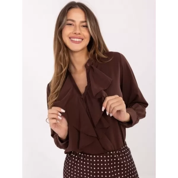  Dámská košile ITALY MODA MI-KS-3257.47 BROWN 