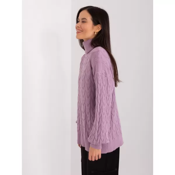  Dámský svetr WOOL FASHION ITALIA AT-SW-2348.88 BRIGHT PURPLE 