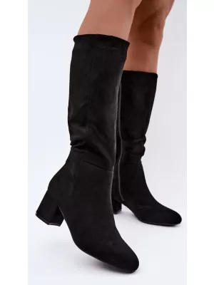 Dámské kozačky S.BARSKI HY62-8131 BLACK