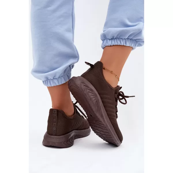  Dámské tenisky BIG STAR SHOES UU274055 BROWN/BEIGE 