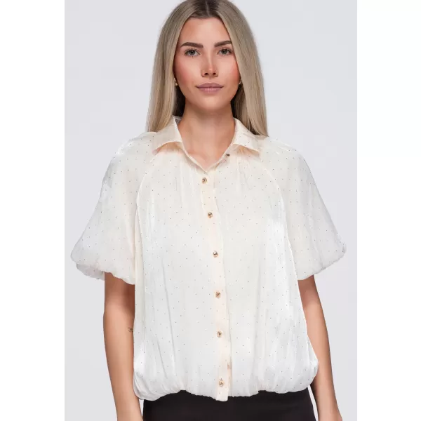  Dámská košile OMBRE OW-SH-E0068 BEIGE 