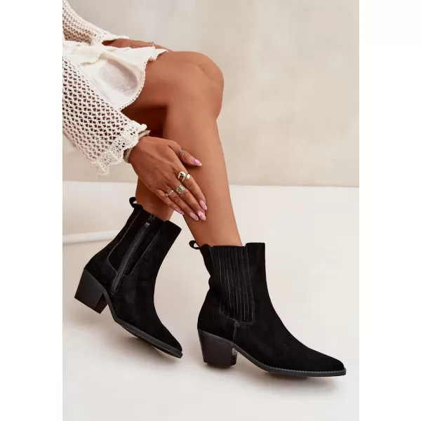  Dámské kotníkové boty BOTO 7546 BLACK 