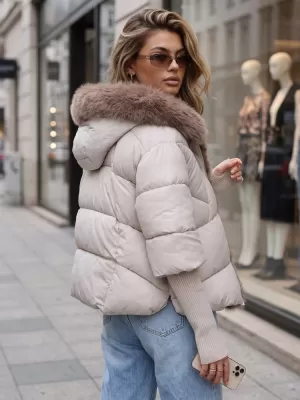 Dámská bunda DSTREET SVĚTLE ŠEDÁ
