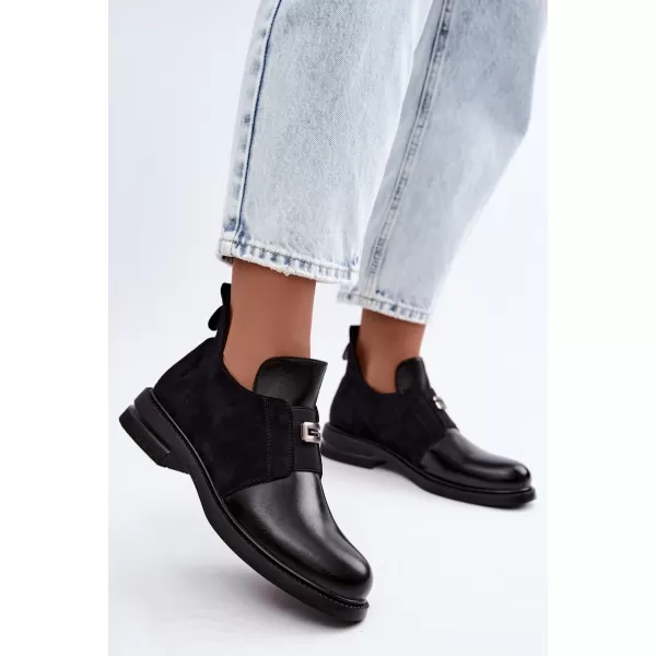  Dámské kotníkové boty VINCEZA 58679 BLACK 