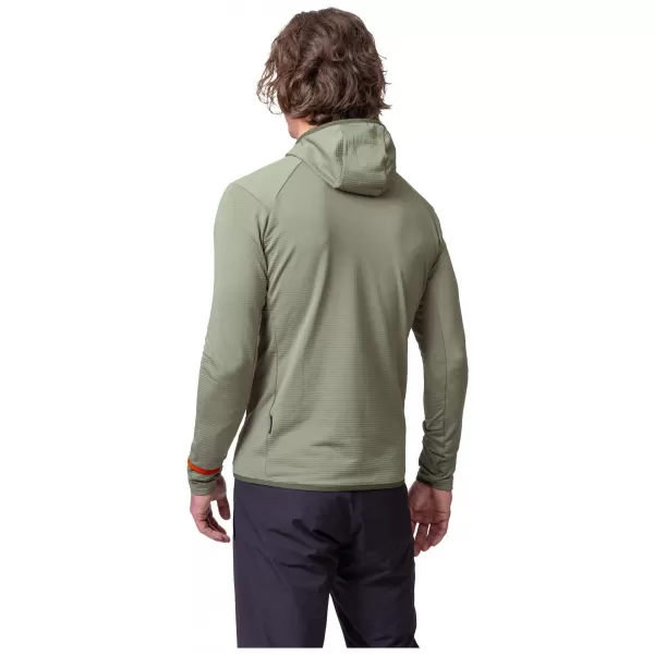  Pánská mikina HANNAH NIRON HOODY DEEP LICHEN GREEN 