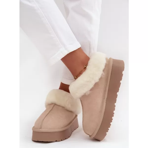  Dámské sněhule BOTO W5818 BEIGE 