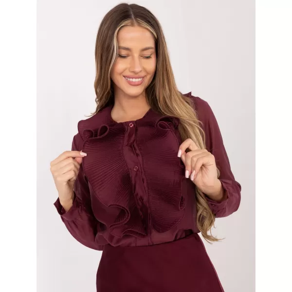 Dámská košile FACTORY PRICE IT-KS-28990.05P BURGUNDY 