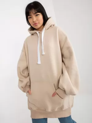 Dámská mikina EX MODA EM-BL-694.20X BEIGE