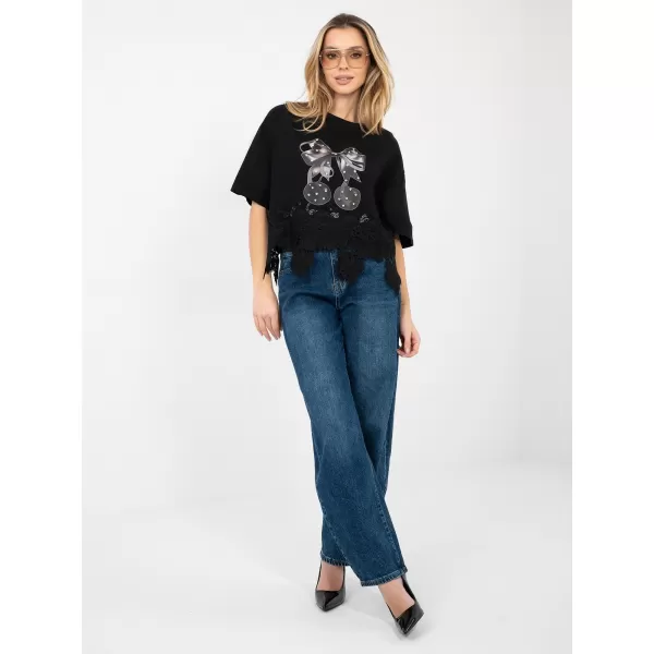  Dámské triko FACTORY PRICE IT-BZ-JL07.71 BLACK 