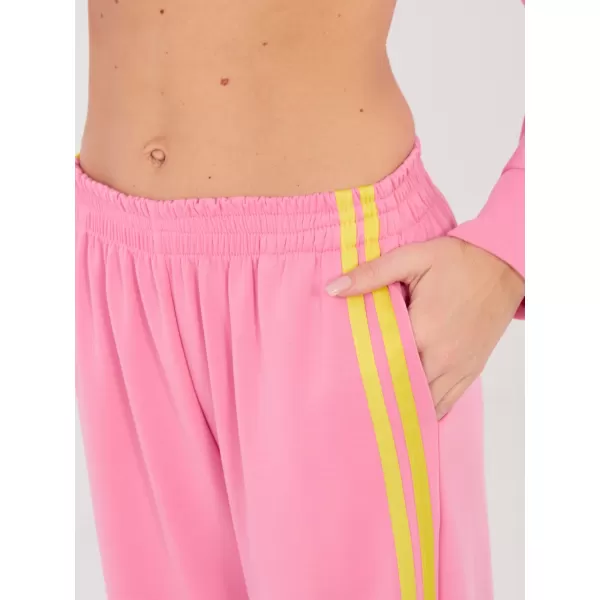  Dámská tepláková souprava RUE PARIS IT-KMPL-21772.63 DARK PINK 