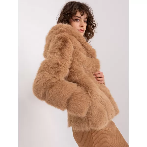  Dámská bunda WOOL FASHION ITALIA AT-KR-2386.00P CAMEL 