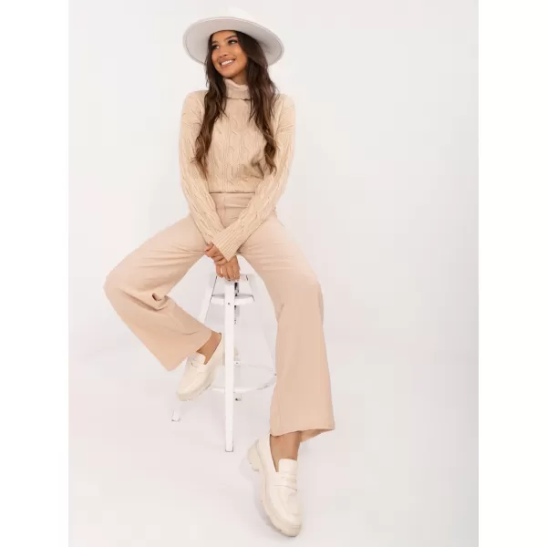  Dámský svetr WOOL FASHION ITALIA AT-SW-23445.00 BEIGE 