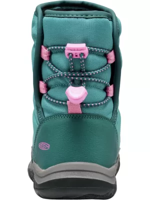 Dětské zimní boty KEEN PUFFRIDER WP CHILDREN BRITTANY BLUE/CASHMERE ROSE