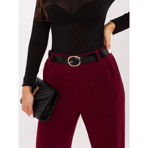  Dámské kalhoty ITALY MODA IT-SP-FL8252.18P BURGUNDY 