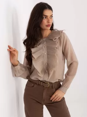 Dámská košile FACTORY PRICE IT-KS-28990.05P BEIGE