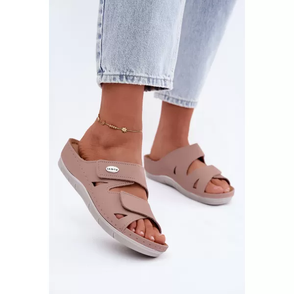  Dámské pantofle INBLU OE0001GU PINK 