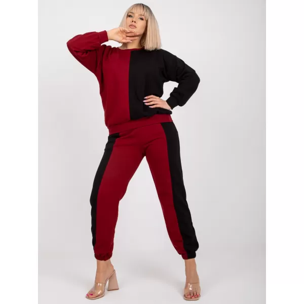  Dámský set EX MODA EM-KMPL-639.88 BURGUNDY 