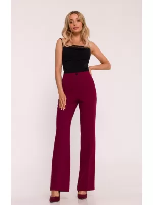Dámské kalhoty STYLOVE S418 MAROON
