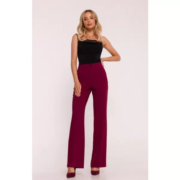  Dámské kalhoty STYLOVE S418 MAROON 