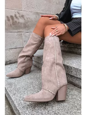 Dámské kovbojky BOTO LQ-166 BEIGE