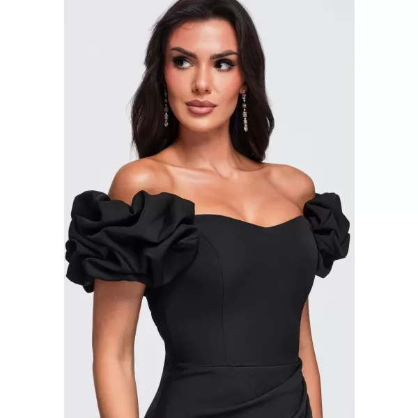  Dámské šaty LARICA LA-OM-DLR365 BLACK 