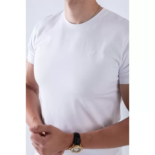  Pánské trička NEBBIA MIKE MUSCLE FIT 158 WHITE 