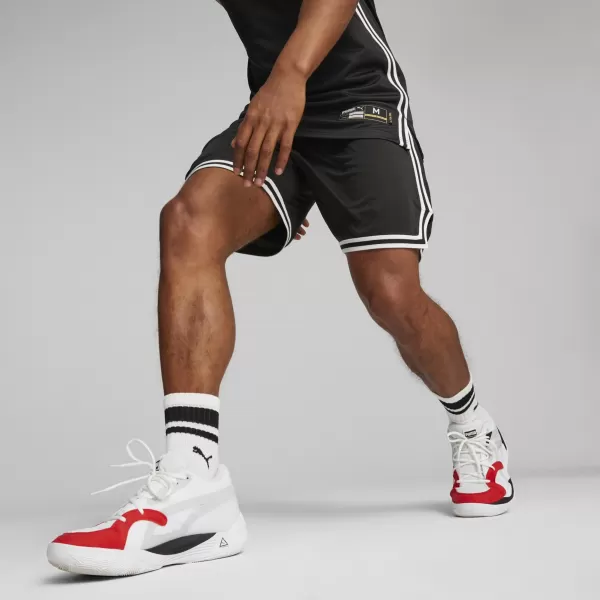  Pánské kraťasy PUMA HOOPS TEAM GAME SHORT 676629-01 PUMA BLACK 