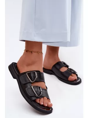 Dámské pantofle VINCEZA 62304 BLACK