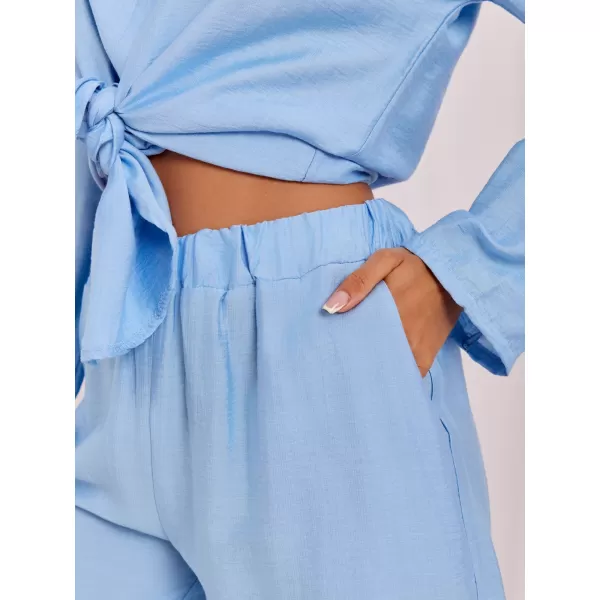  Dámský komplet RUE PARIS IT-KMPL-10365.04 LIGHT BLUE 