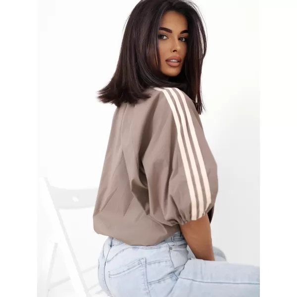  Dámská mikina ITALY MODA MI-BL-K71751.94 DARK BEIGE 